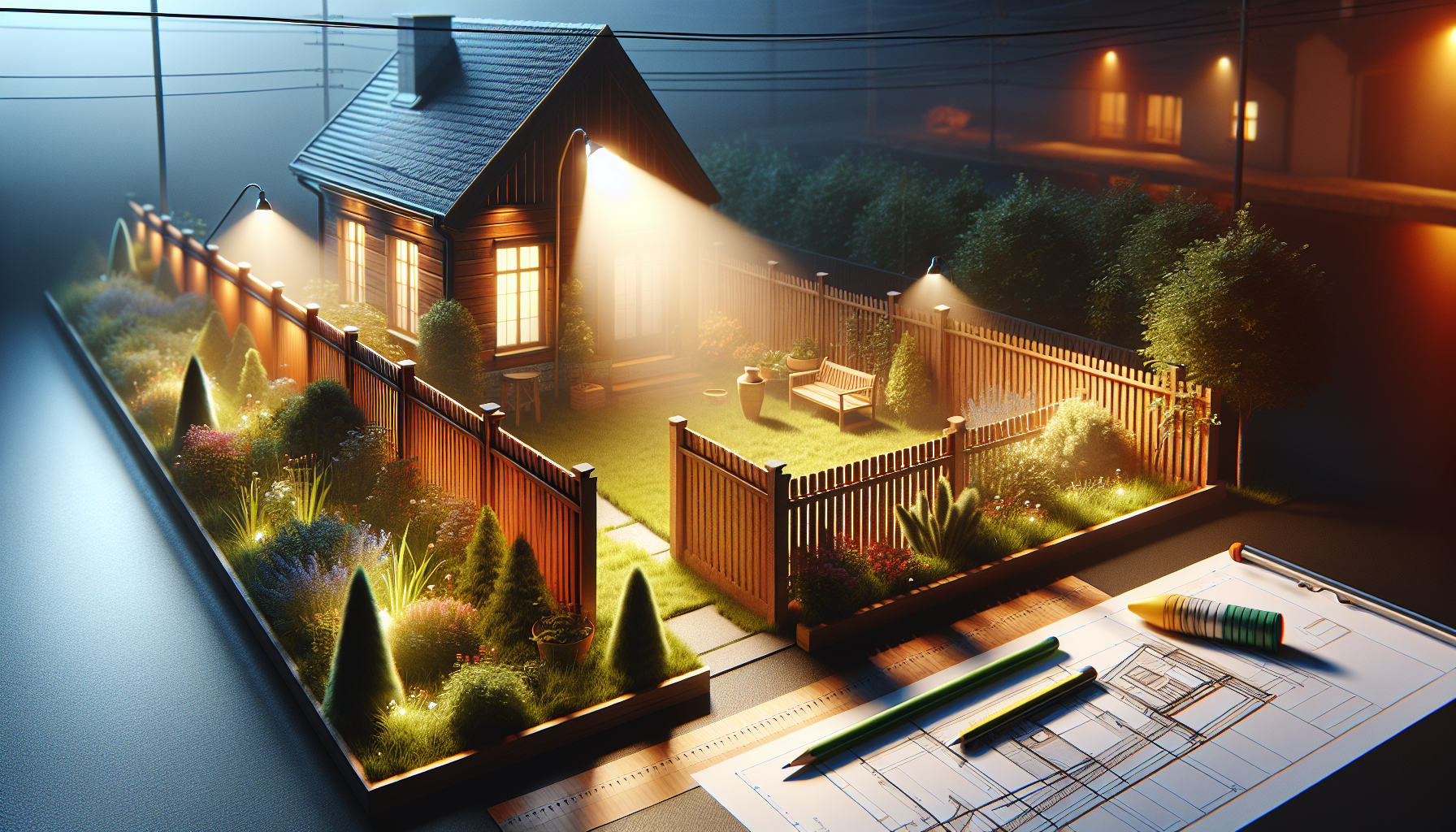 Hoe plaats je eenvoudig een houten tuinschutting?