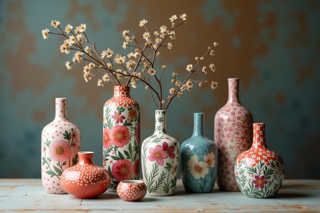 8 Creatieve Decoupage Vaas Ideeën voor Jouw Interieur