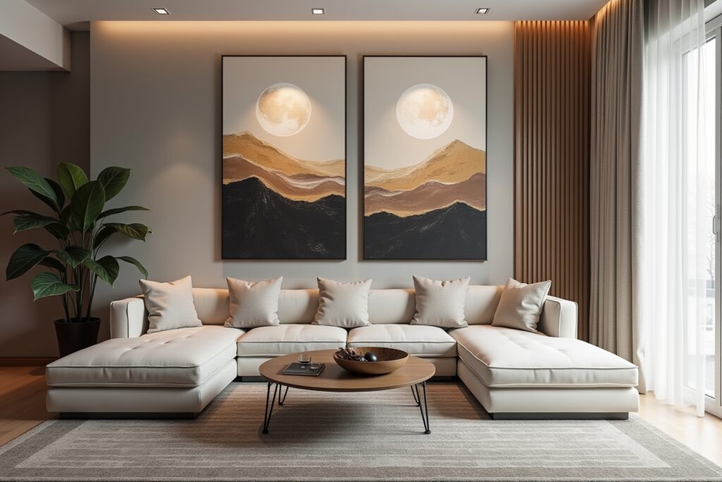 8 mooie grote muur wanddecoratie ideeën woonkamer