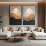 8 mooie grote muur wanddecoratie ideeën woonkamer