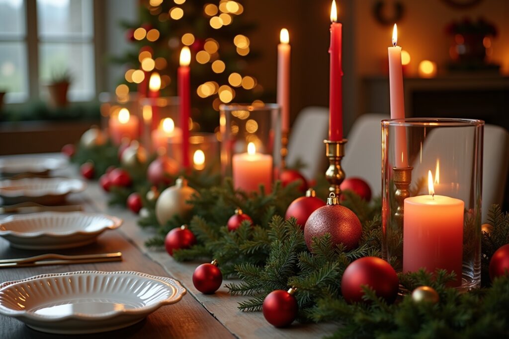 8 Prachtige Ideeën om Kerstdecoratie Maken Voor op Tafel