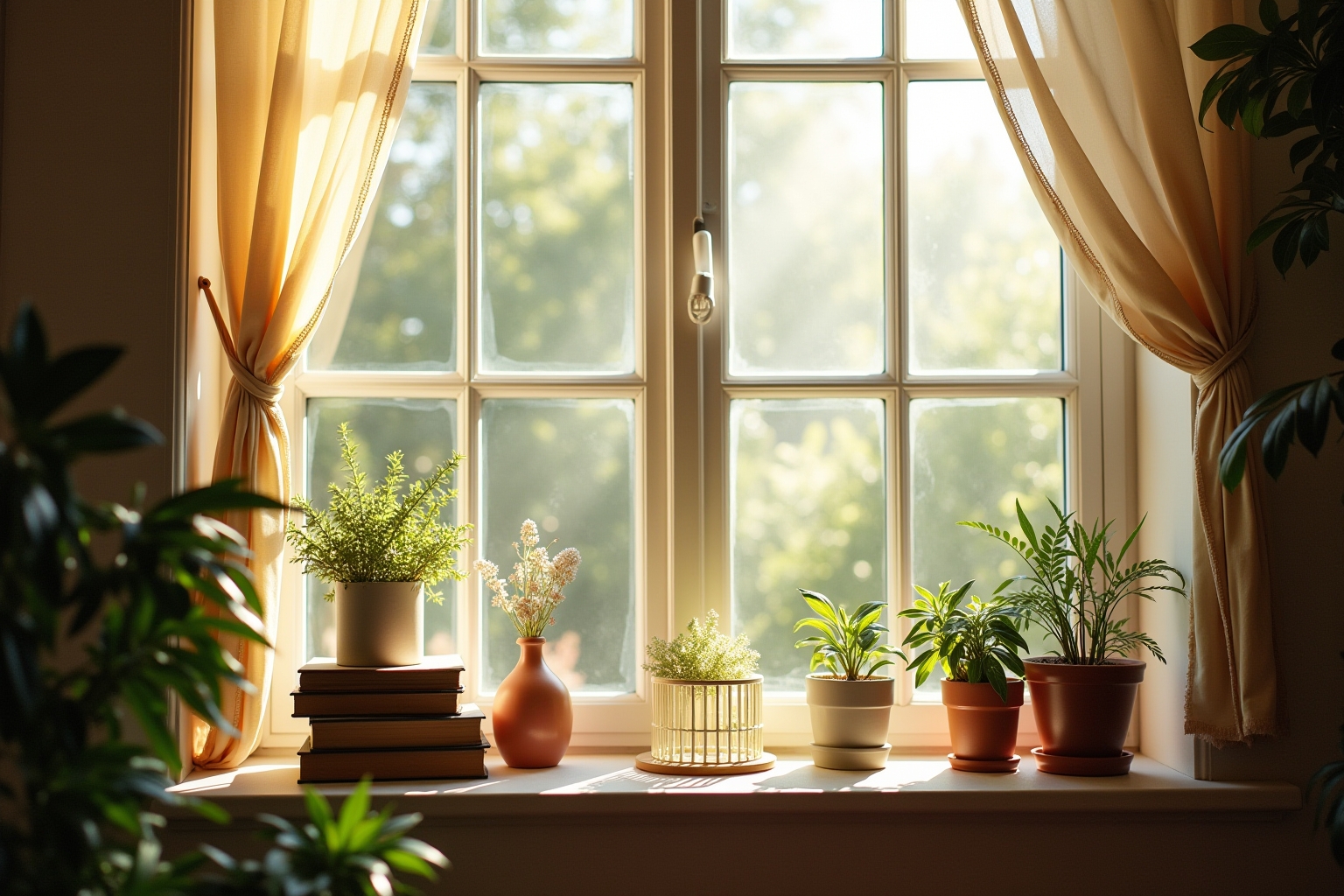 De 8 Beste Vensterbank Decoratie Ideeën voor Groot Raam
